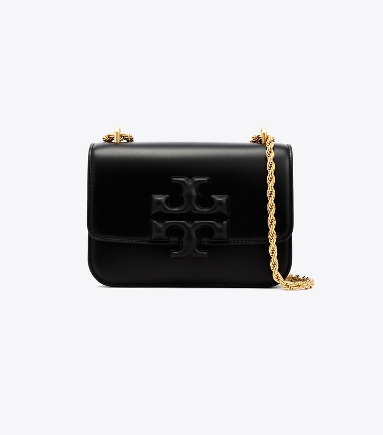 Tory Burch designer shoulder bags Eleanor Small Bag in Black angle