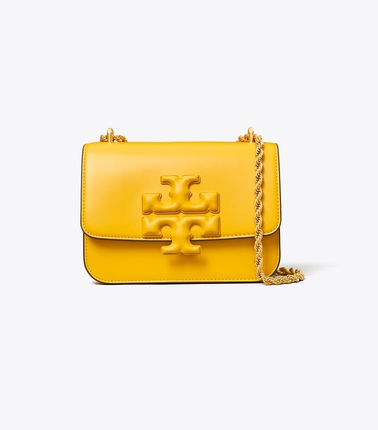 Tory Burch designer shoulder bags Eleanor Small Bag in Golden Crest angle
