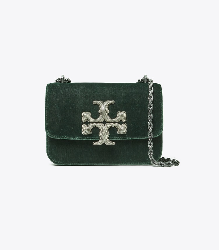 Tory Burch designer shoulder bags Eleanor Small Bag in English Green front