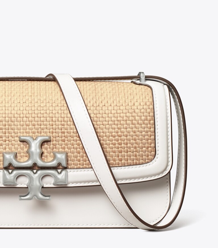 Tory Burch designer shoulder bags Eleanor Small Rectangular Bag in White angle