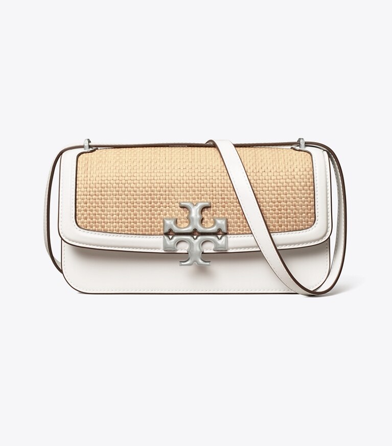 Tory Burch designer shoulder bags Eleanor Small Rectangular Bag in White angle