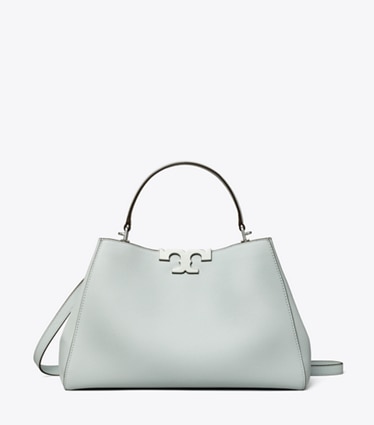 Tory Burch designer satchels Eleanor Soft Satchel in Sea front