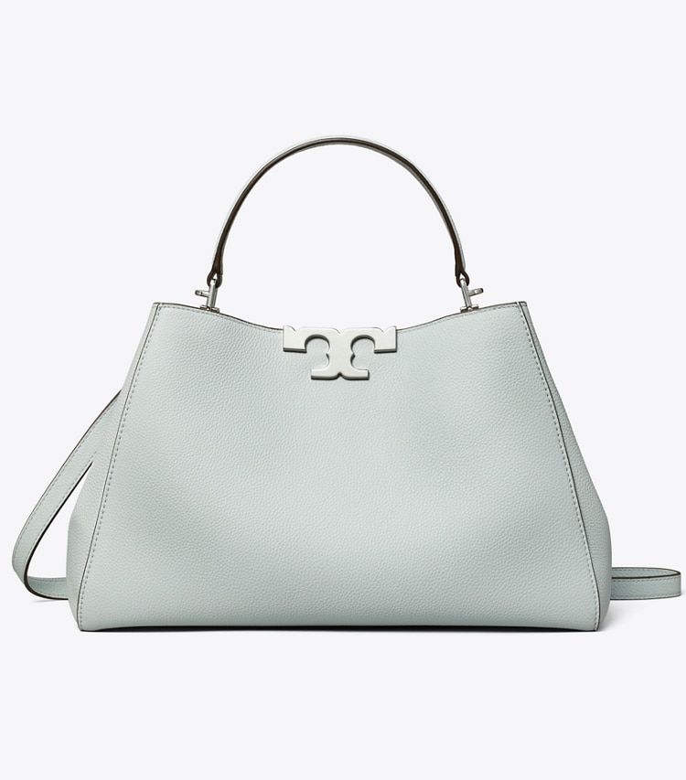 Tory Burch designer satchels Eleanor Soft Satchel in Sea front