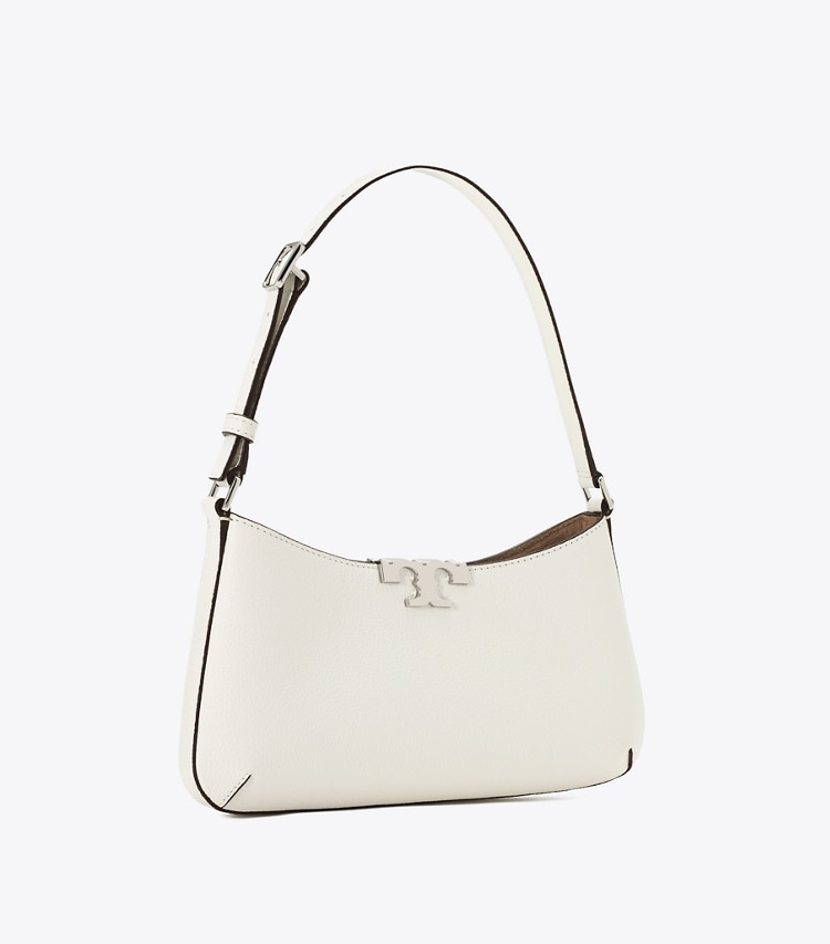 Tory Burch designer ショルダーバッグ エレノア ソフト スリム ショルダーバッグ in Bianco angle