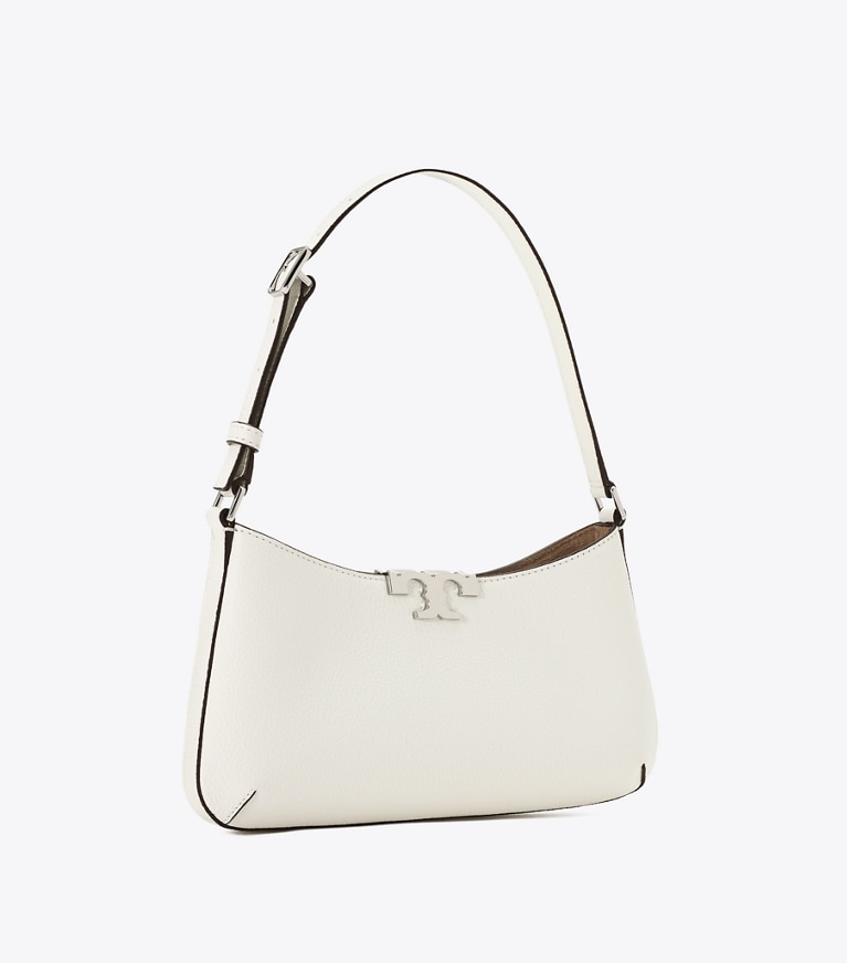 Tory Burch designer ショルダーバッグ エレノア ソフト スリム ショルダーバッグ in Bianco angle