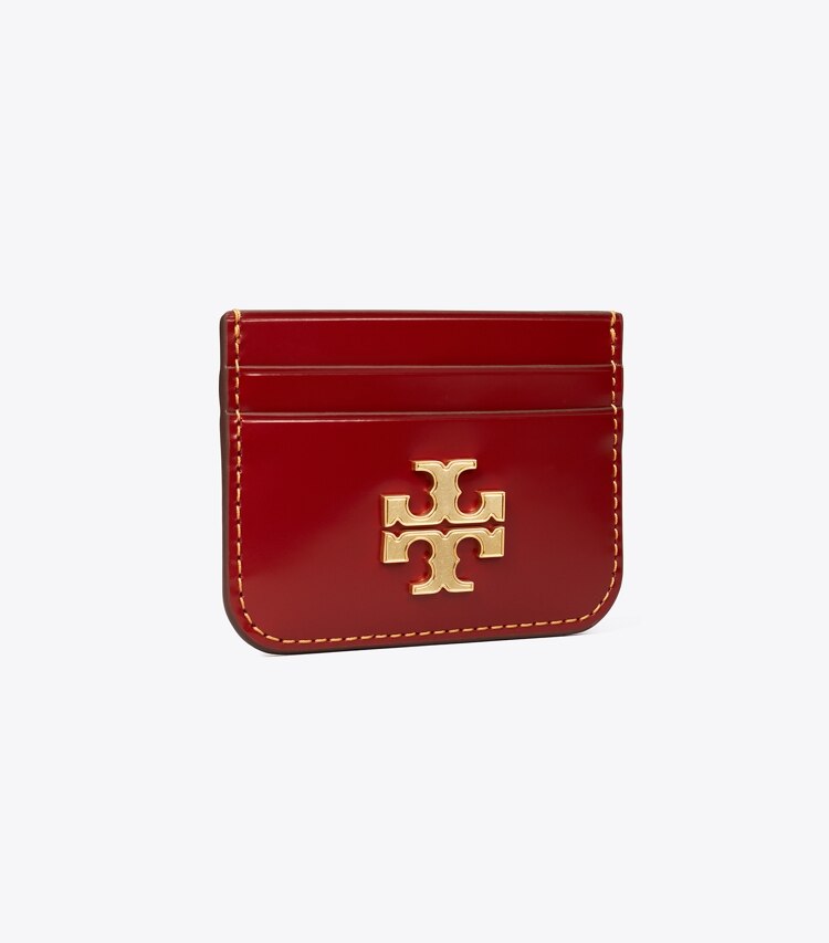 Eleanor Spazzolato Card Case Women's Designer Card Cases Tory Burch