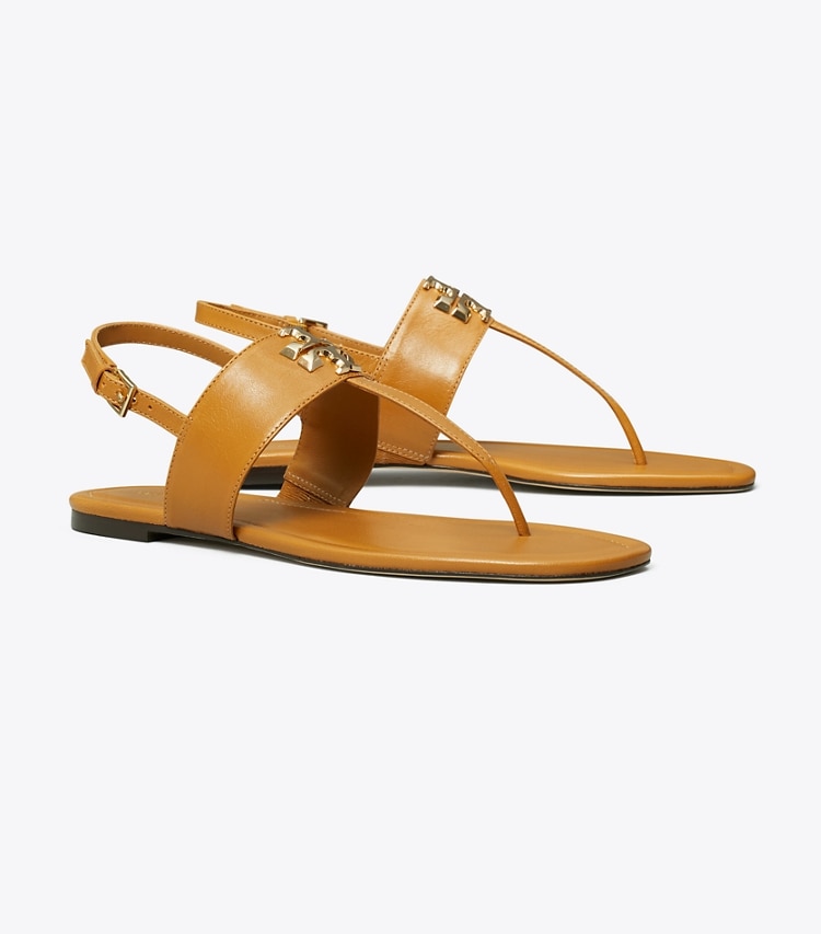 Tory Burch designer sandals Eleanor T-Strap Sandal in CARAMEL CORN angle