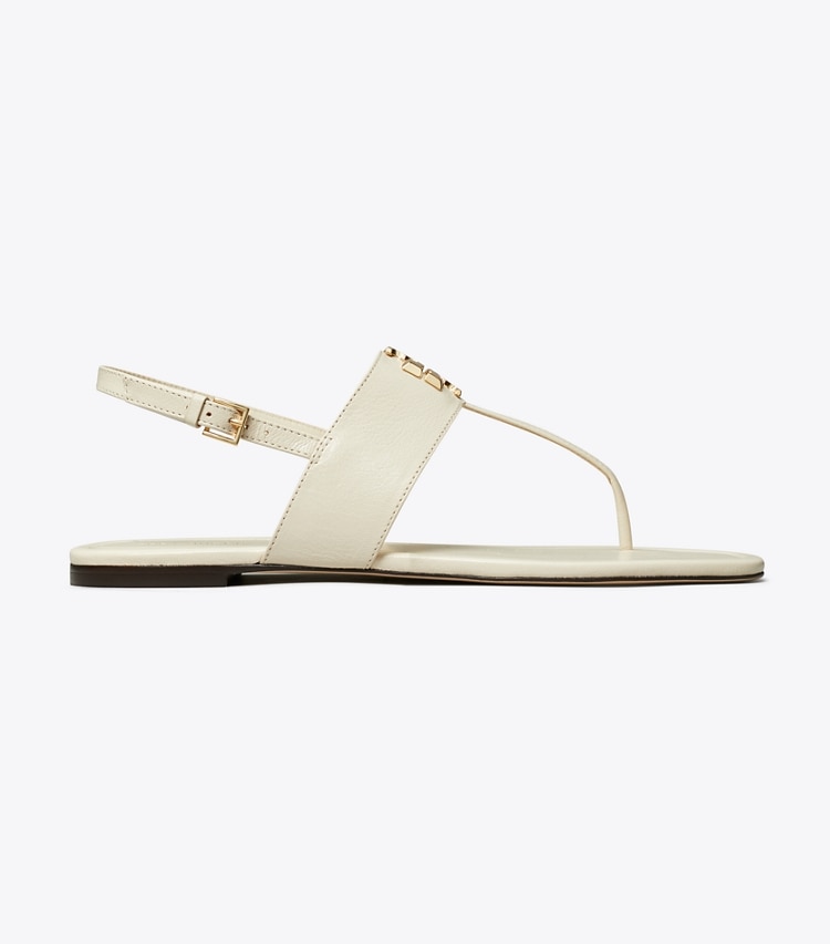 Tory Burch designer sandals Eleanor T-Strap Sandal in LIGHT CREAM side