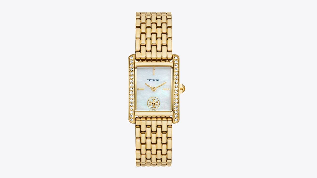 Eleanor Watch Gold Tone Stainless Steel Women s Watches Strap