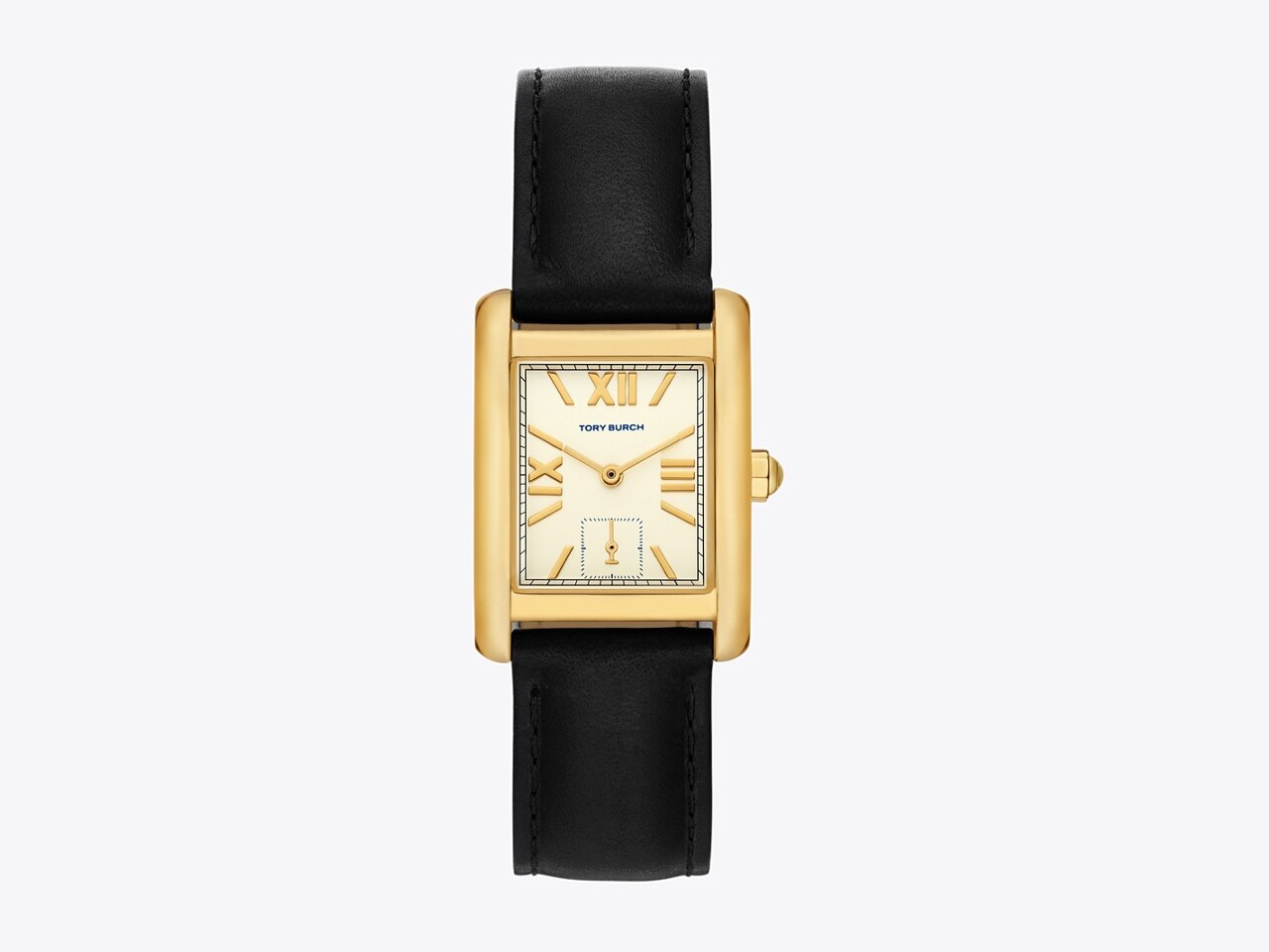 Eleanor Watch, Leather/Gold-Tone Stainless Steel