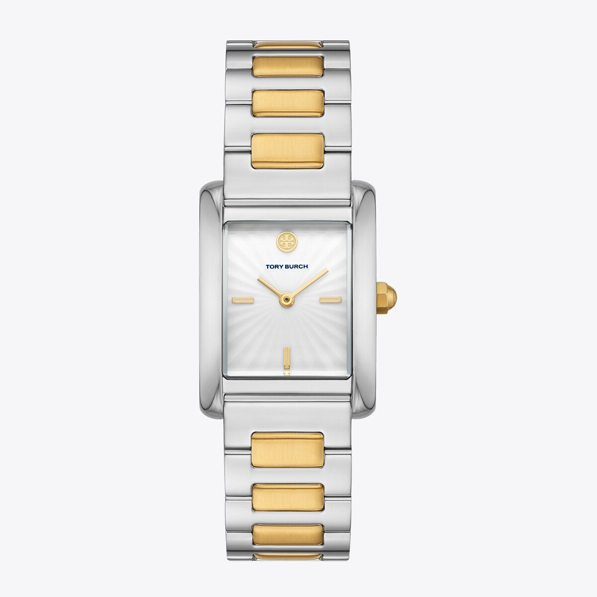 Eleanor Watch, Two-Tone Gold/Stainless Steel, 25 x 36 MM: Women's Designer  Strap Watches | Tory Burch