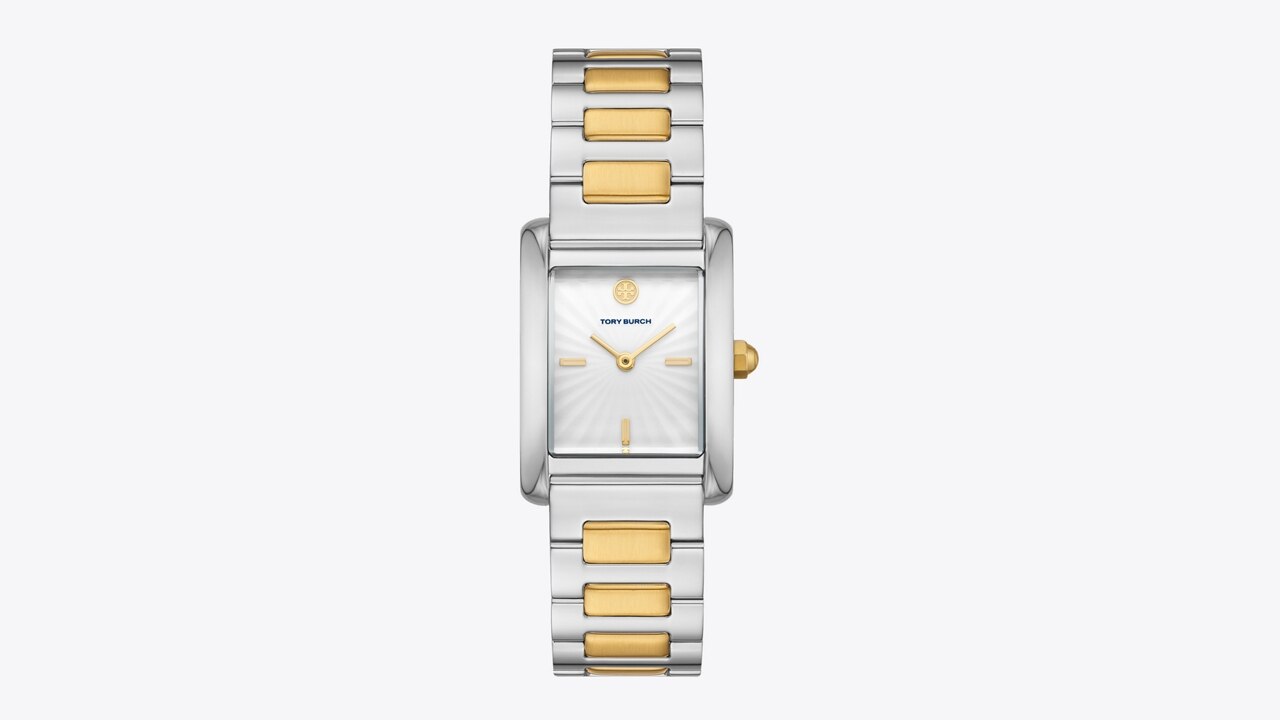 Tory Burch Women's Eleanor Gold-Tone Stainless Steel Bracelet Watch 34mm - Gold