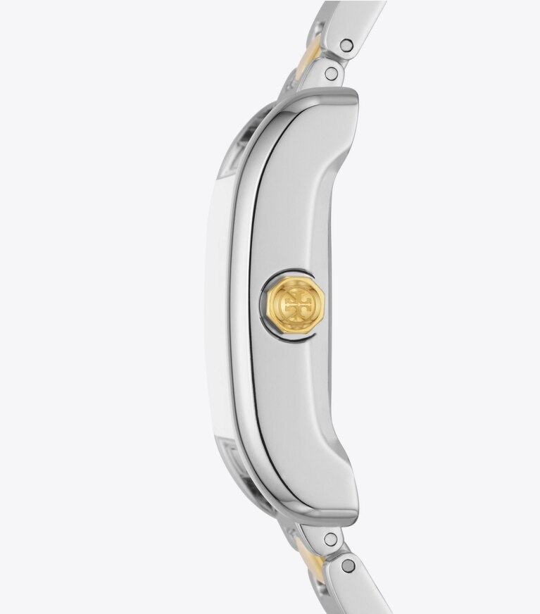 Tory burch gold discount and silver watch