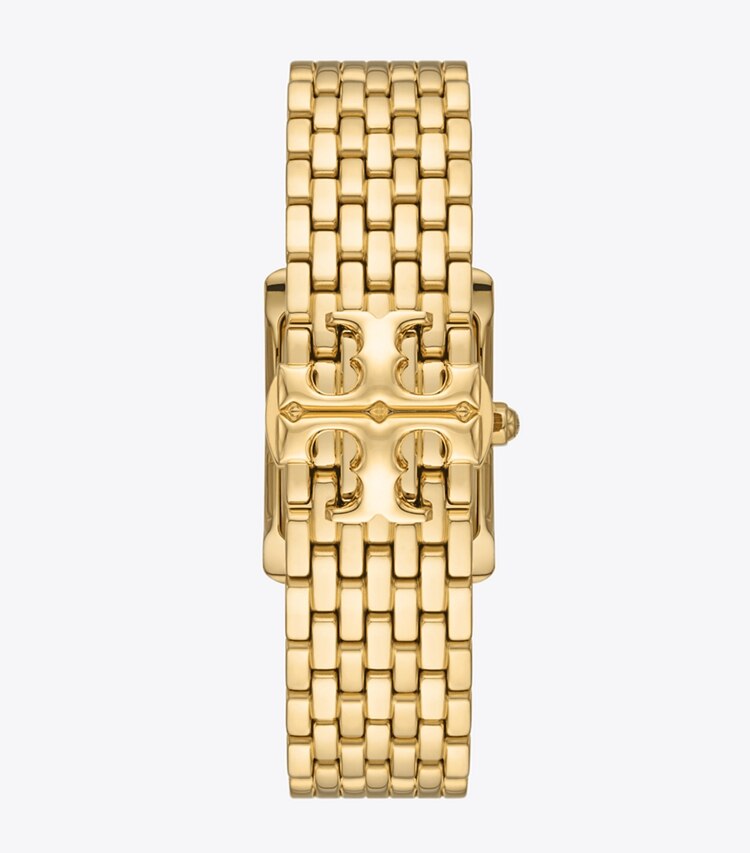 Tory Burch designer ストラップウォッチ エレノア ウォッチ ゴールドトーン ステンレススチール in PINK MOP/GOLD 戻る