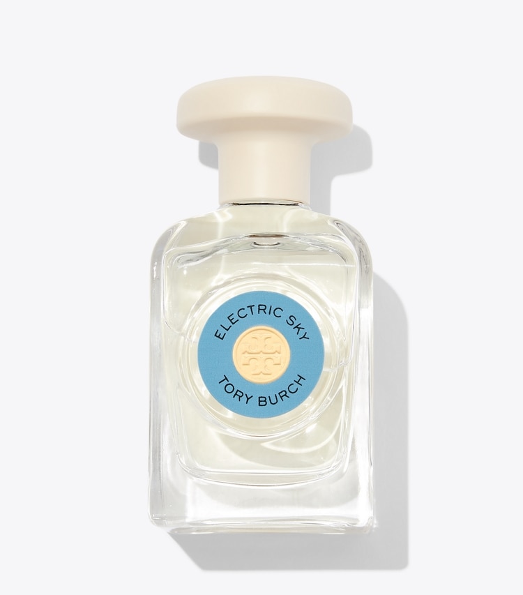 Tory Burch designer perfume Electric Sky Eau de Parfum 90ml in ELECTRIC SKY front