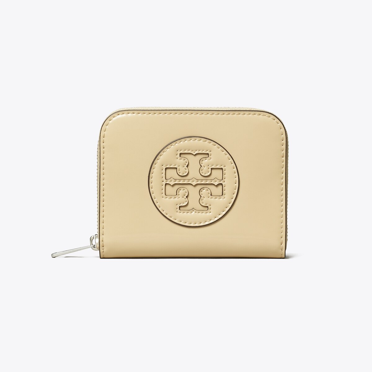 Ella Bio Patent Small Zip Wallet: Women's Designer Wallets