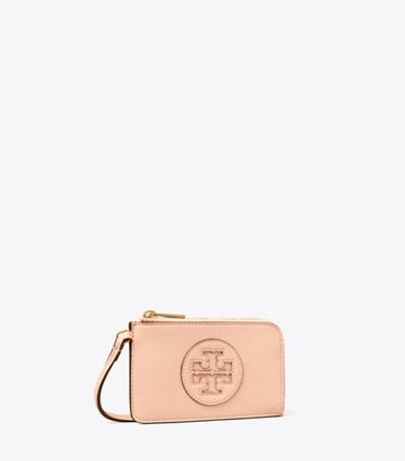 Tory Burch designer カードケース エラ バイオ ジップカードケース in Blush angle