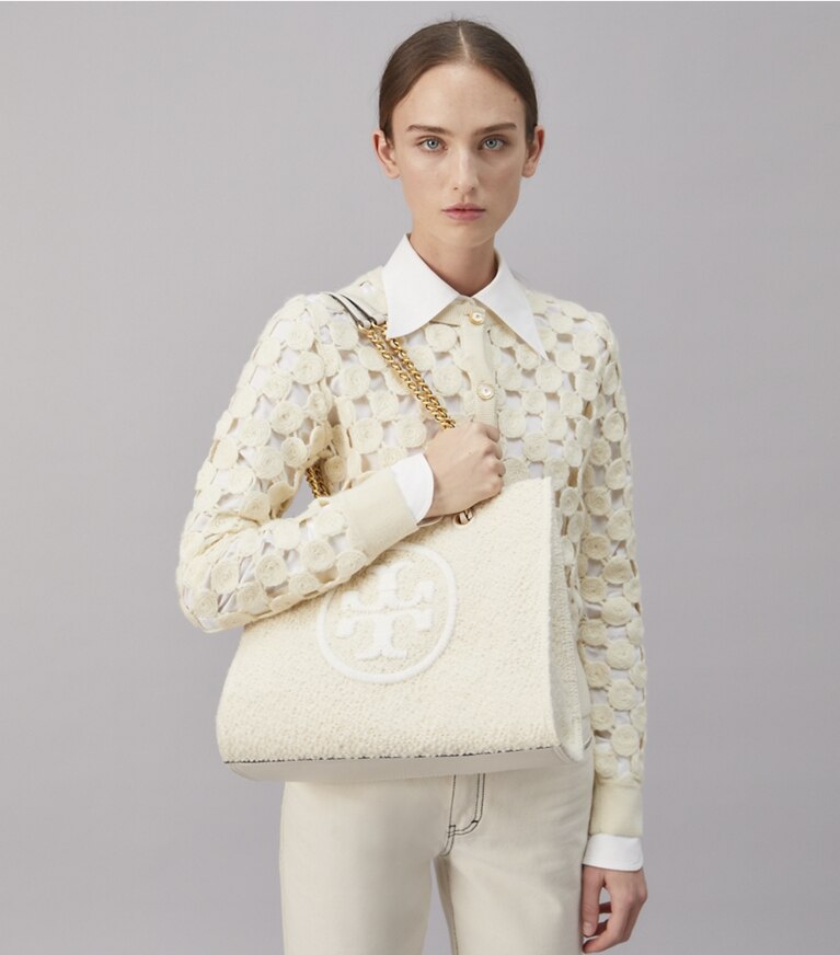 Ella Bouclé Chain Mini Tote : Women's Designer Crossbody