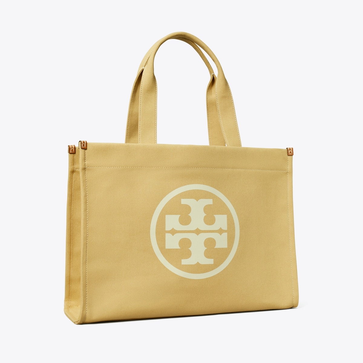 Tory Burch Ella canvas market tote natural color