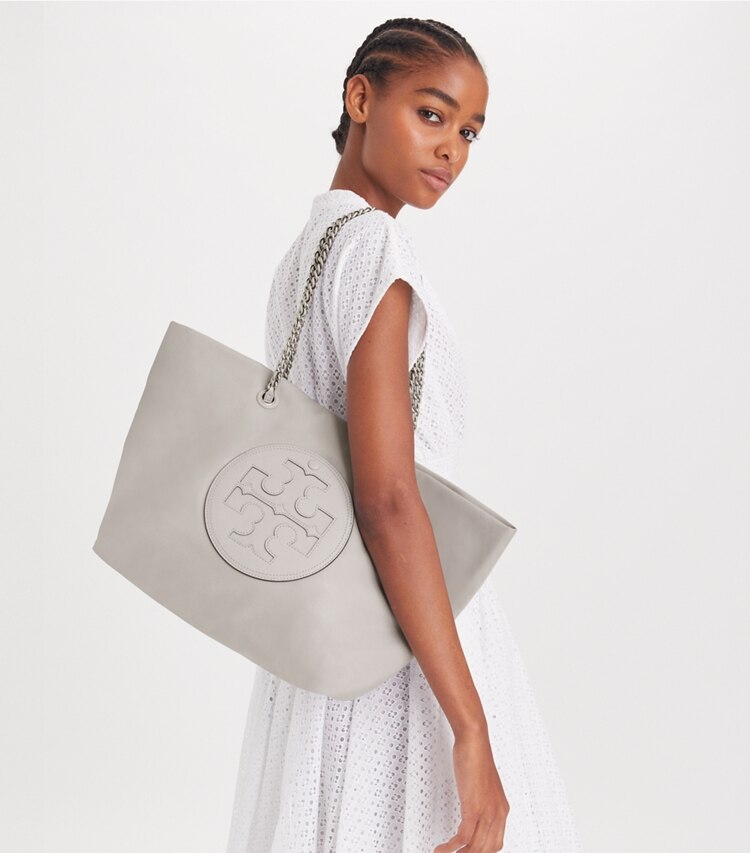 トリーバーチ TORY BURCH トートバッグ 舟形 ELLA TOTE チェーンハンドル エラ チェーン トート ダブルTロゴ 2023年秋冬新作 152313 0008