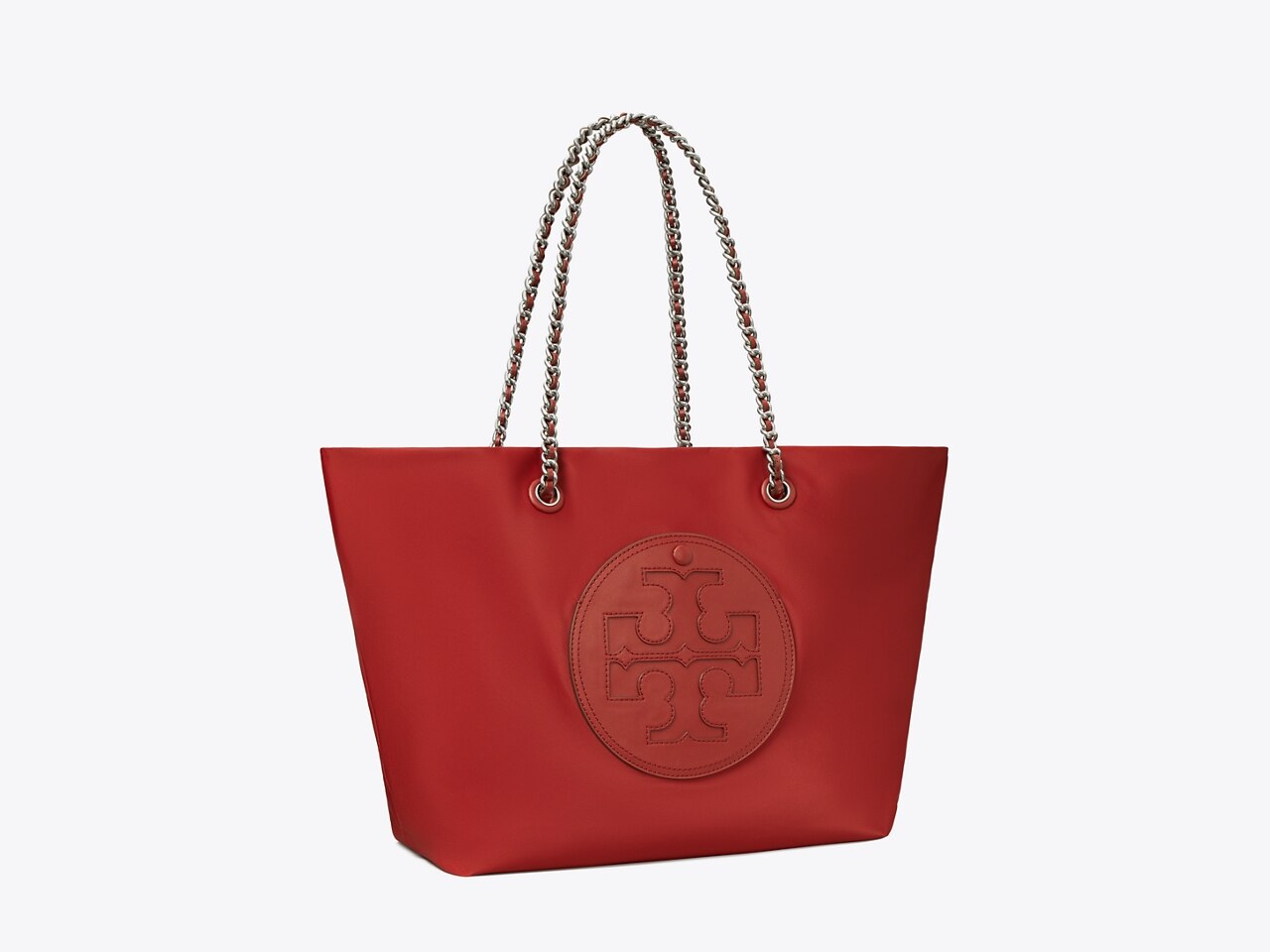 Ella chain nylon tote bag by Tory Burch