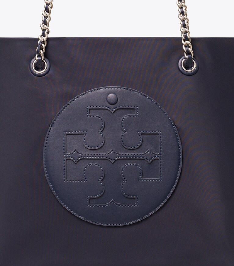 Tory Burch designer トートバッグ エラ チェーン トート in Tory Navy angle