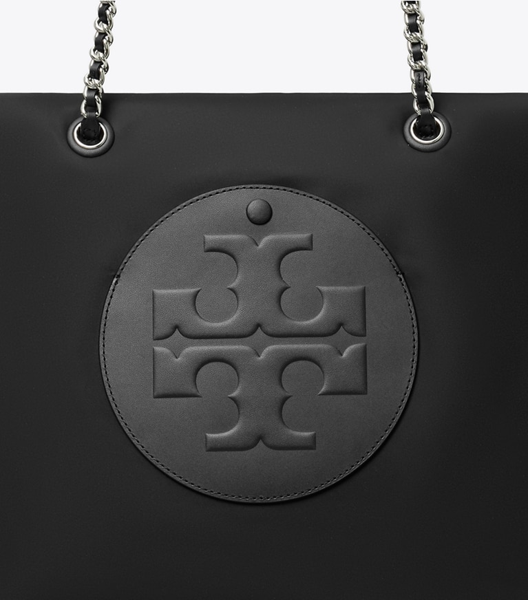 Tory Burch designer トートバッグ エラ チェーン トートバッグ in Black angle