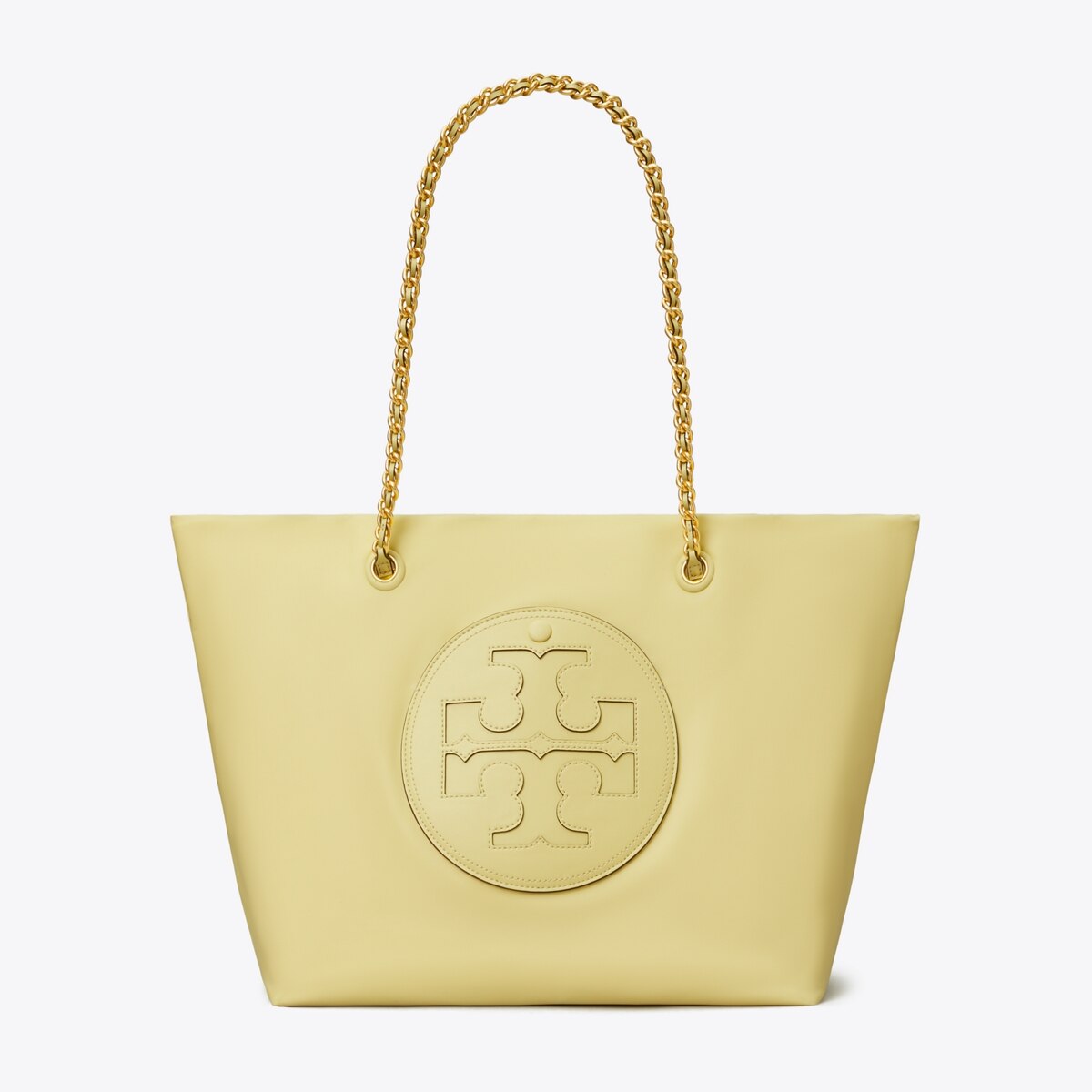 TORY BURCH natural orders sand logo Ella tote bag