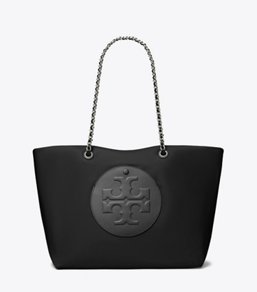 Tory Burch designer トートバッグ エラ チェーン トートバッグ in Black front