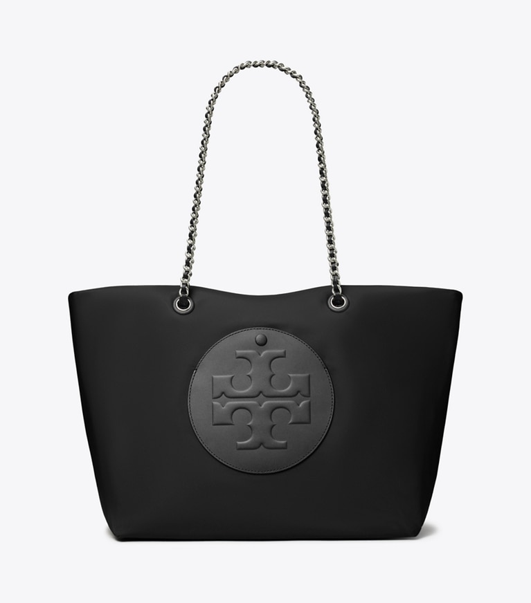 Tory Burch designer トートバッグ エラ チェーン トートバッグ in Black angle
