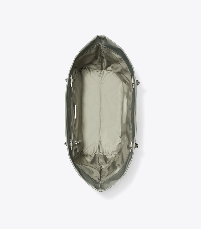 Tory Burch designer トートバッグ エラ チェーン トート in Shale Rock angle