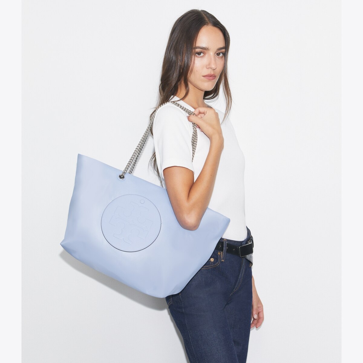 Ella Chain Zip Tote: Women's Designer Tote Bags | Tory Burch