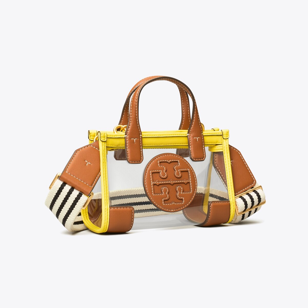 tory burch ella clear mini tote