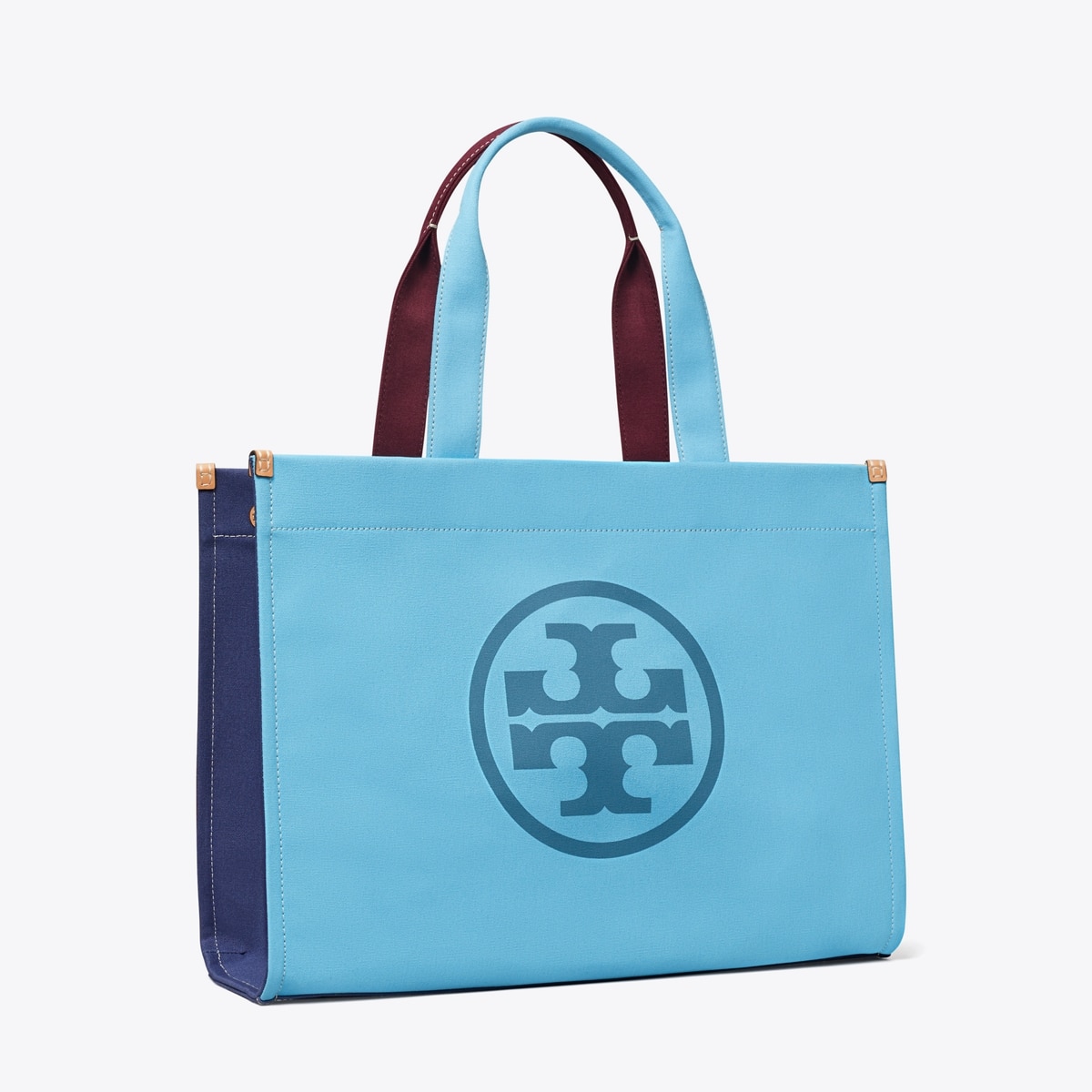 Ella Color-Block Canvas Tote: Women's Handbags, Tote Bags