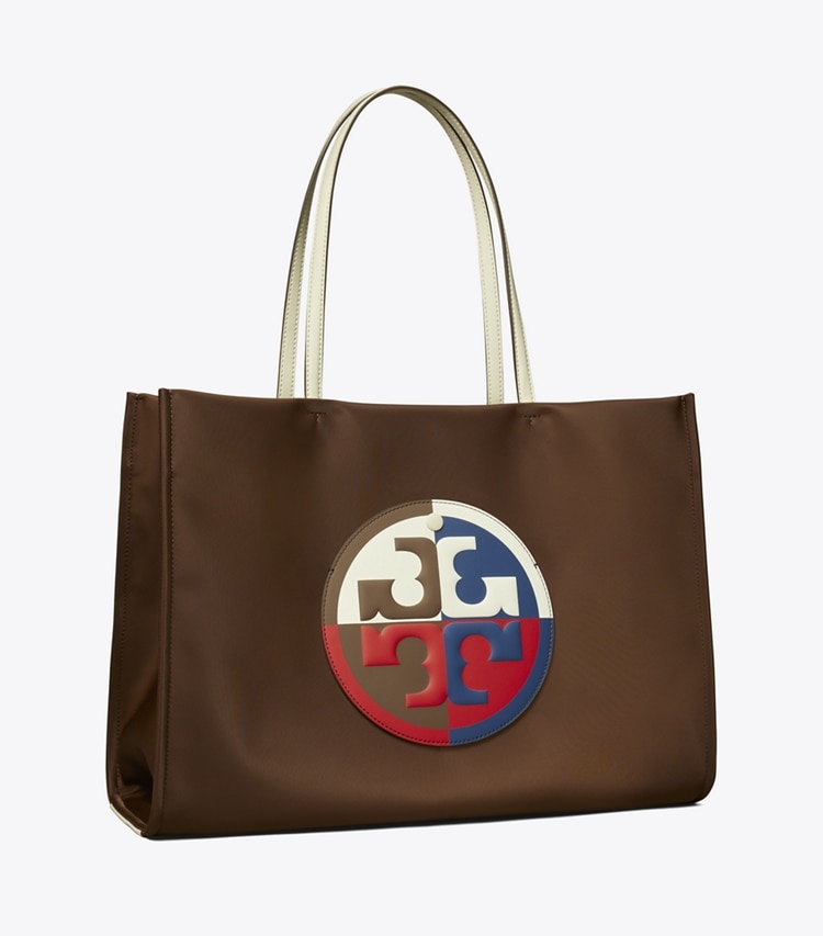 Tory Burch designer tote bags Ella Colorblock Tote in Multi angle
