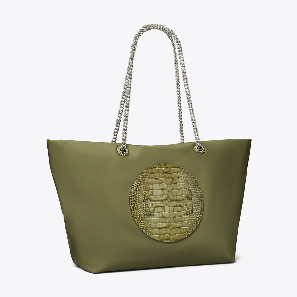 Ella Croc Chain Tote: Women's Designer Tote Bags | Tory Burch