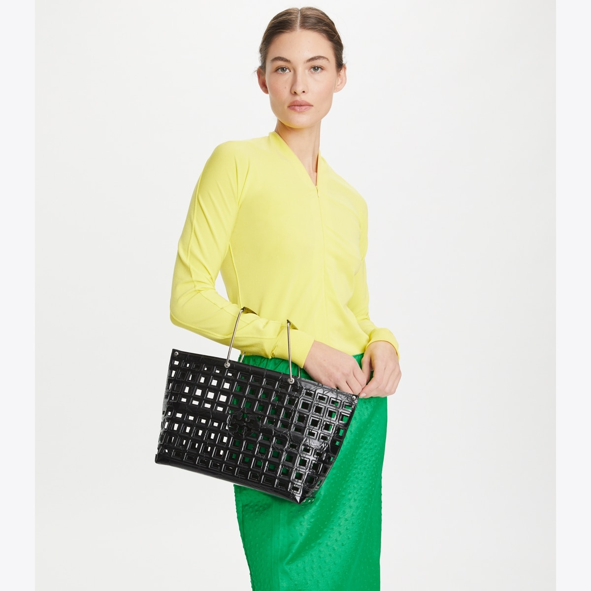 トートバッグ CROCO ELLA MARKET TOTE Ella Croc-Embossed Market Tote: Women's Designer Tote Bags