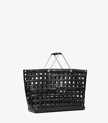 【Tory Burch】Ella Market Tote トートバッグ ◆国内発送◆ Ella Reversible Market Tote : Women's Designer Tote Bags