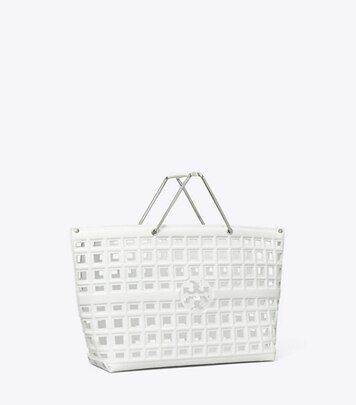 トートバッグ Tory Burch CROCO EMBOSSED ELLA MARKET TOTE BAG Ella Croc-Embossed Market Tote: Women's Designer Tote Bags