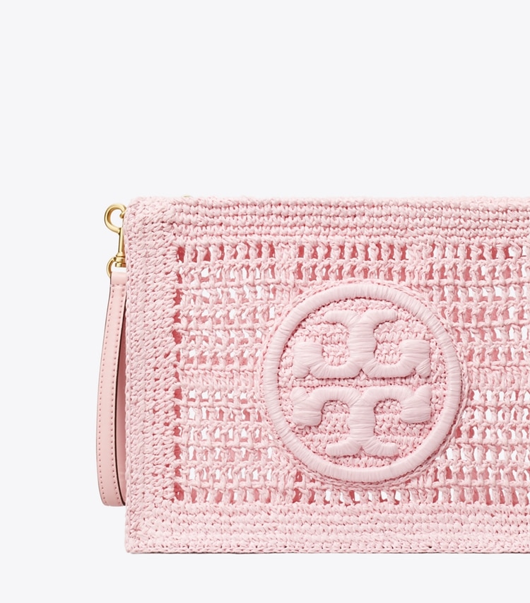 Tory Burch designer リストレット エラ クロシェポーチ in Rosette ディテール