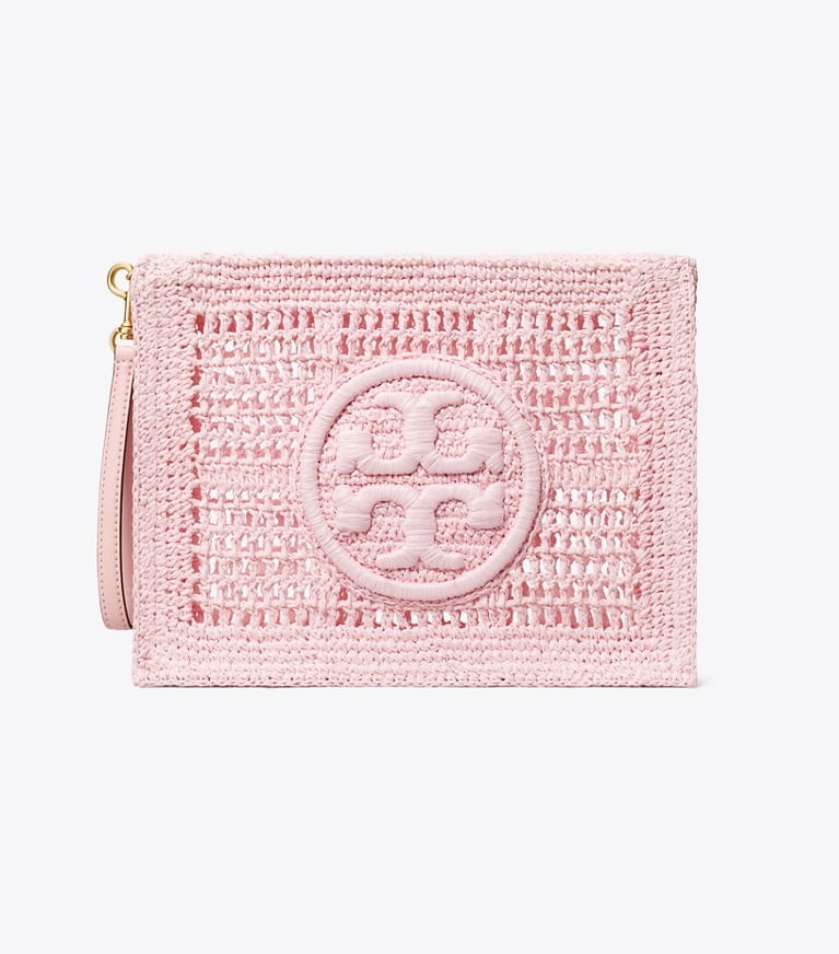 Tory Burch designer リストレット エラ クロシェポーチ in Rosette angle