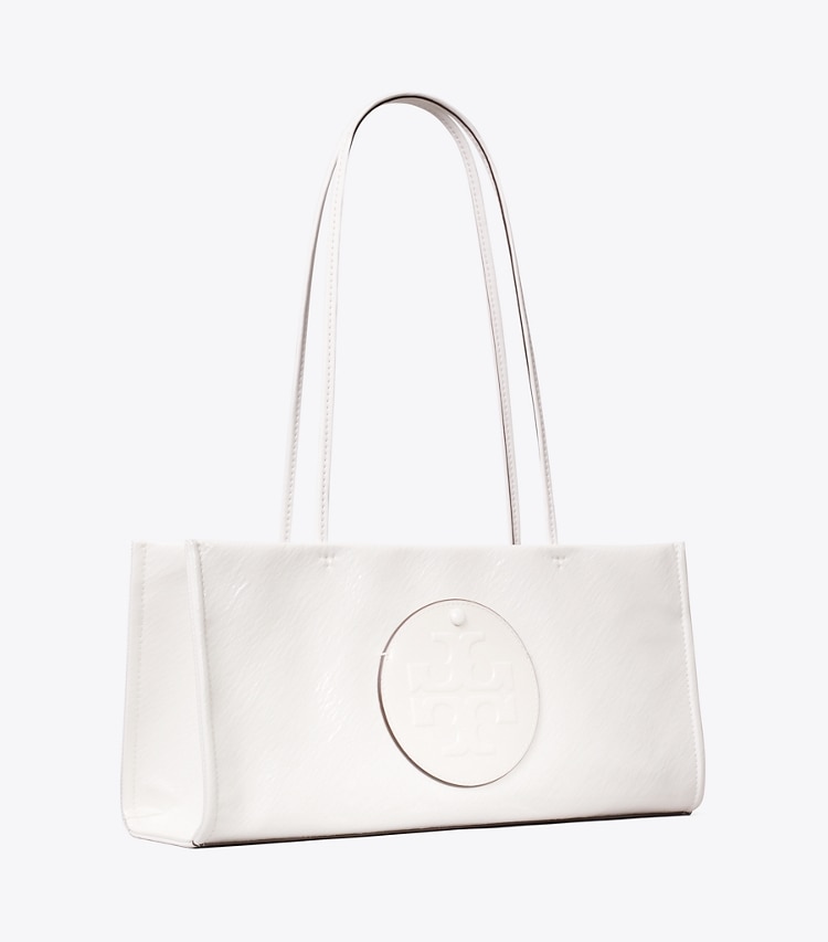 Tory Burch designer トートバッグ エラ イーストウエスト トートバッグ in Bianco Laredo angle