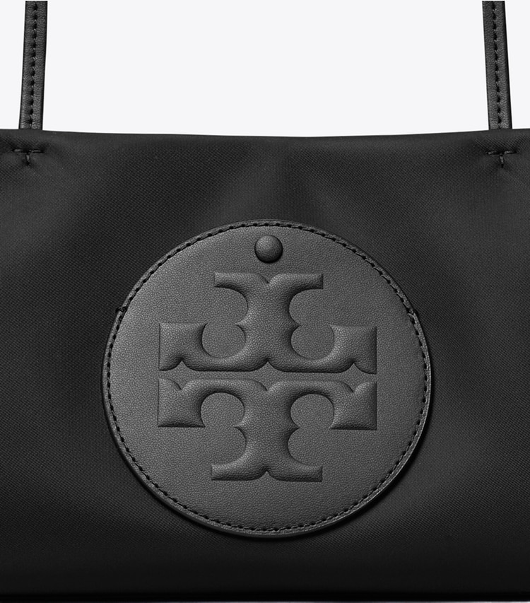 Tory Burch designer tote bags Ella East-West Tote in Black detail