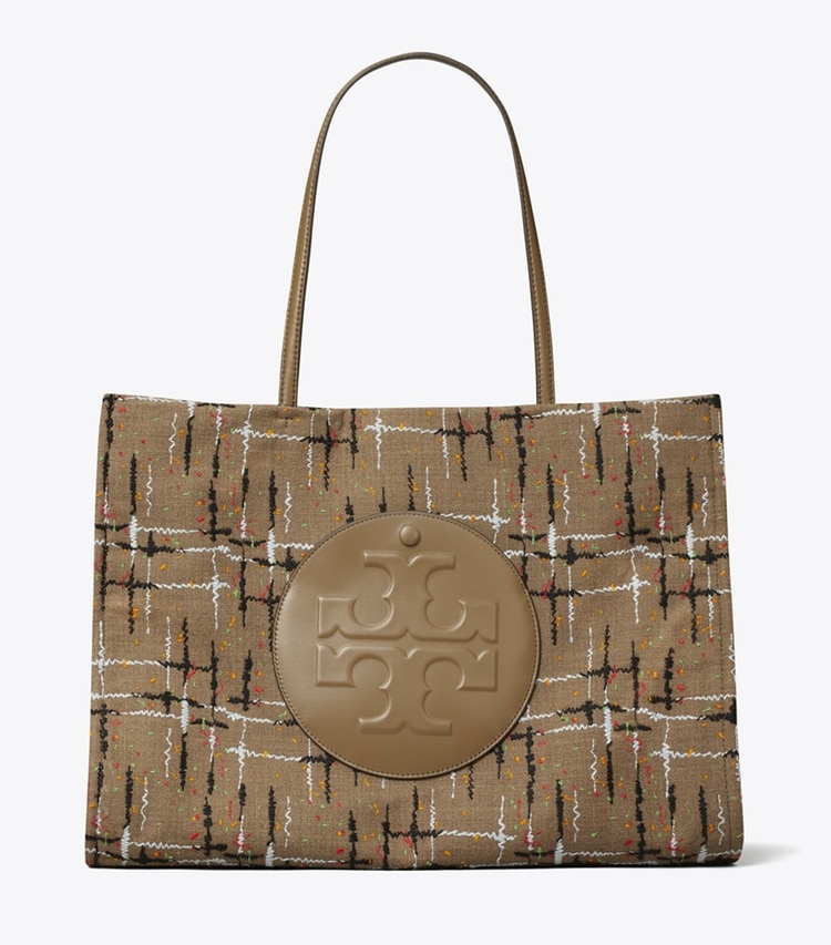 Tory Burch designer tote bags Ella Embellished Tote in Multi front