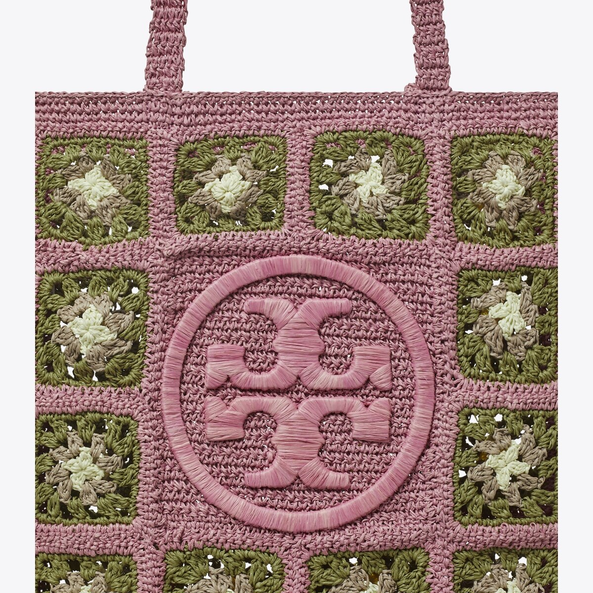 ★TORY BURCH★ELLA TOTE BAG★Pink pixel floral 88237 Ella Printed Tote Bag: Women's Handbags | Tote Bags | Tory