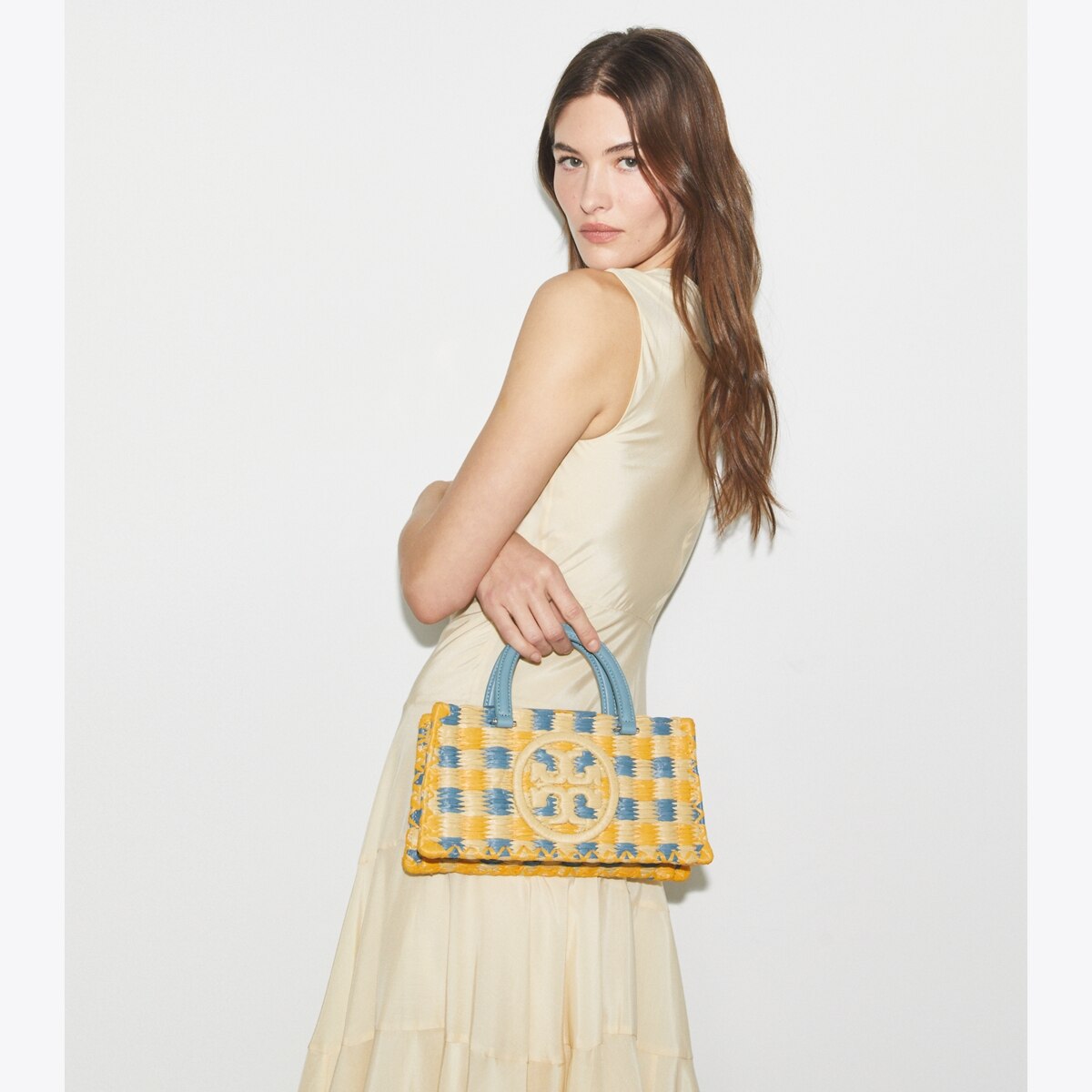 【Tory Burch】Ella ハンドクロシェ East West トート Ella Hand-Crocheted East-West Tote: Women's Designer