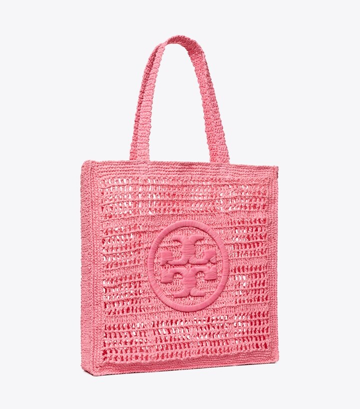 TORY BURCH トリーバーチ Ella トートバッグ ピンク　ロゴトリーバーチ