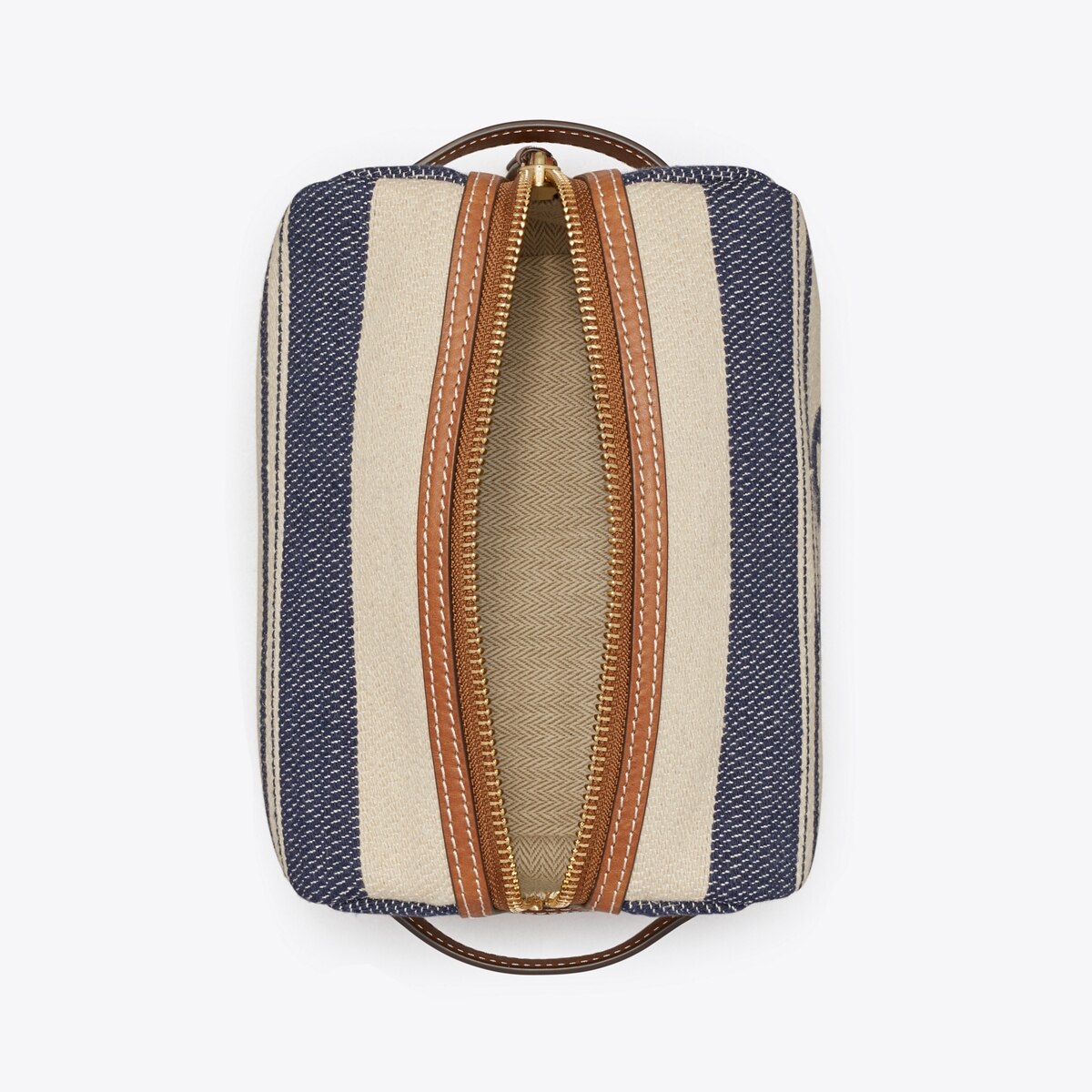 Tory Burch Ella Market Stripe discount Cosmetic Case