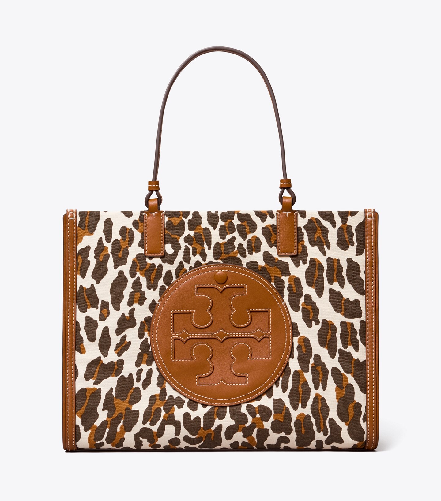 Ella Leopard Canvas Small Tote 
