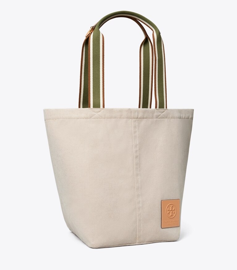 Tory burch ella canvas hotsell tote natural